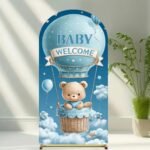 Welcome Baby Boy Stand