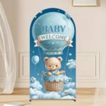 Welcome Baby Boy Stand