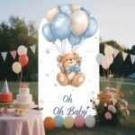 Welcome Baby Boy Stand