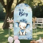 Welcome Baby Boy Stand