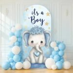 Welcome Baby Boy Stand