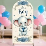 Welcome Baby Boy Stand