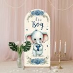 Welcome Baby Boy Stand