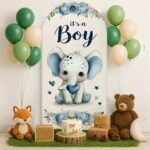 Welcome Baby Boy Stand