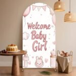 Welcome Baby Girl Stand