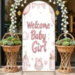 Welcome Baby Girl Stand