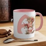 Initial Fairy Unicorn Coffee Mug