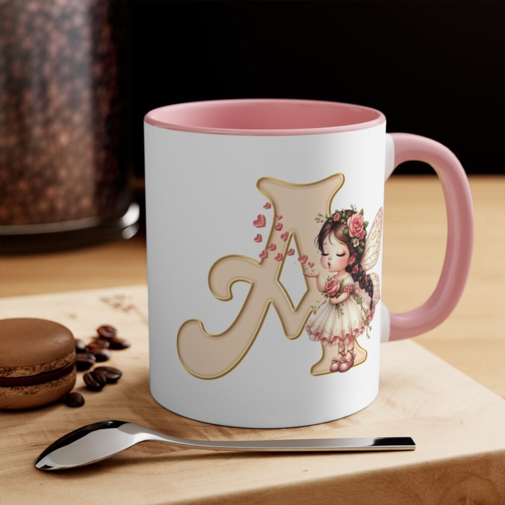 Initial Fairy Girl Coffee Mug