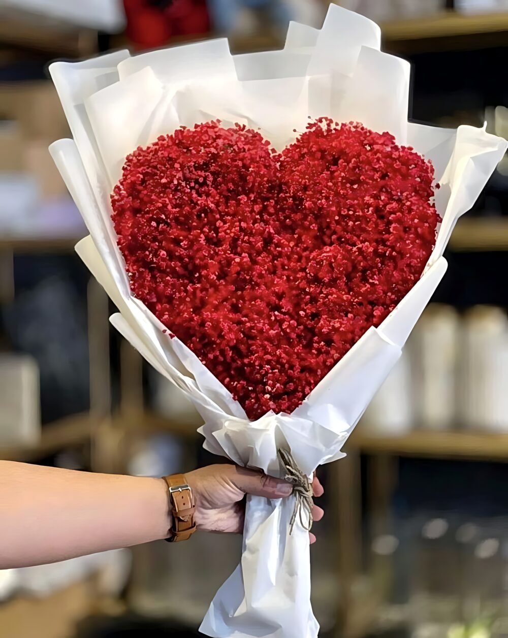 Heart-Shaped Hand Bouquet
