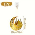 Ramadan Kareem Hanging Moon & Mosque Decoration