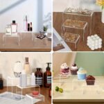 3-Pcs Acrylic U-Shaped Mini Display Stands