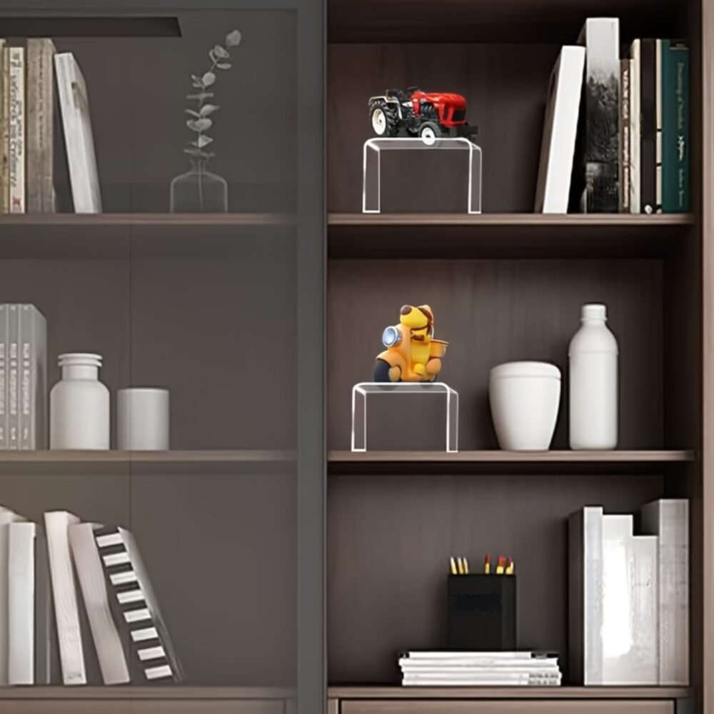 3-Pcs Acrylic U-Shaped Mini Display Stands