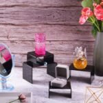 3-Pcs Acrylic U-Shaped Mini Display Stands