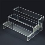 3-Tier High Transparent Acrylic Tiered Display Shelf