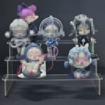 3-Tier High Transparent Acrylic Tiered Display Shelf