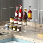 3-Tier High Transparent Acrylic Tiered Display Shelf