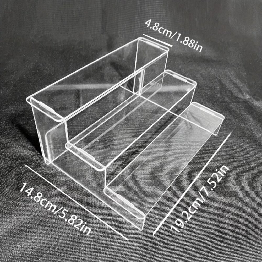 3-Tier High Transparent Acrylic Tiered Display Shelf