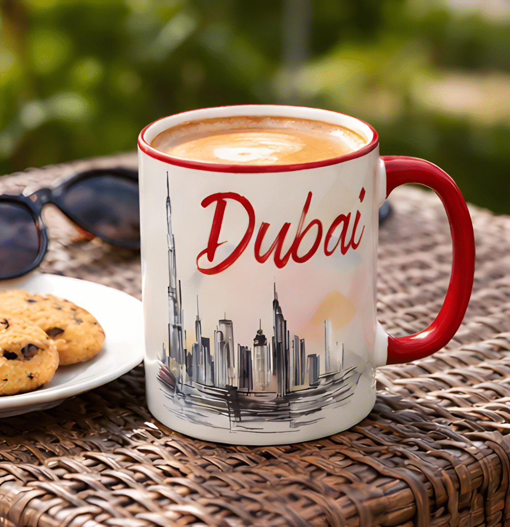 Dubai Skyline Ceramic Coffee Mug
