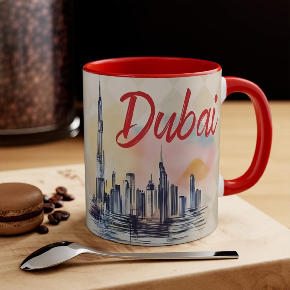 Dubai Skyline Ceramic Coffee Mug