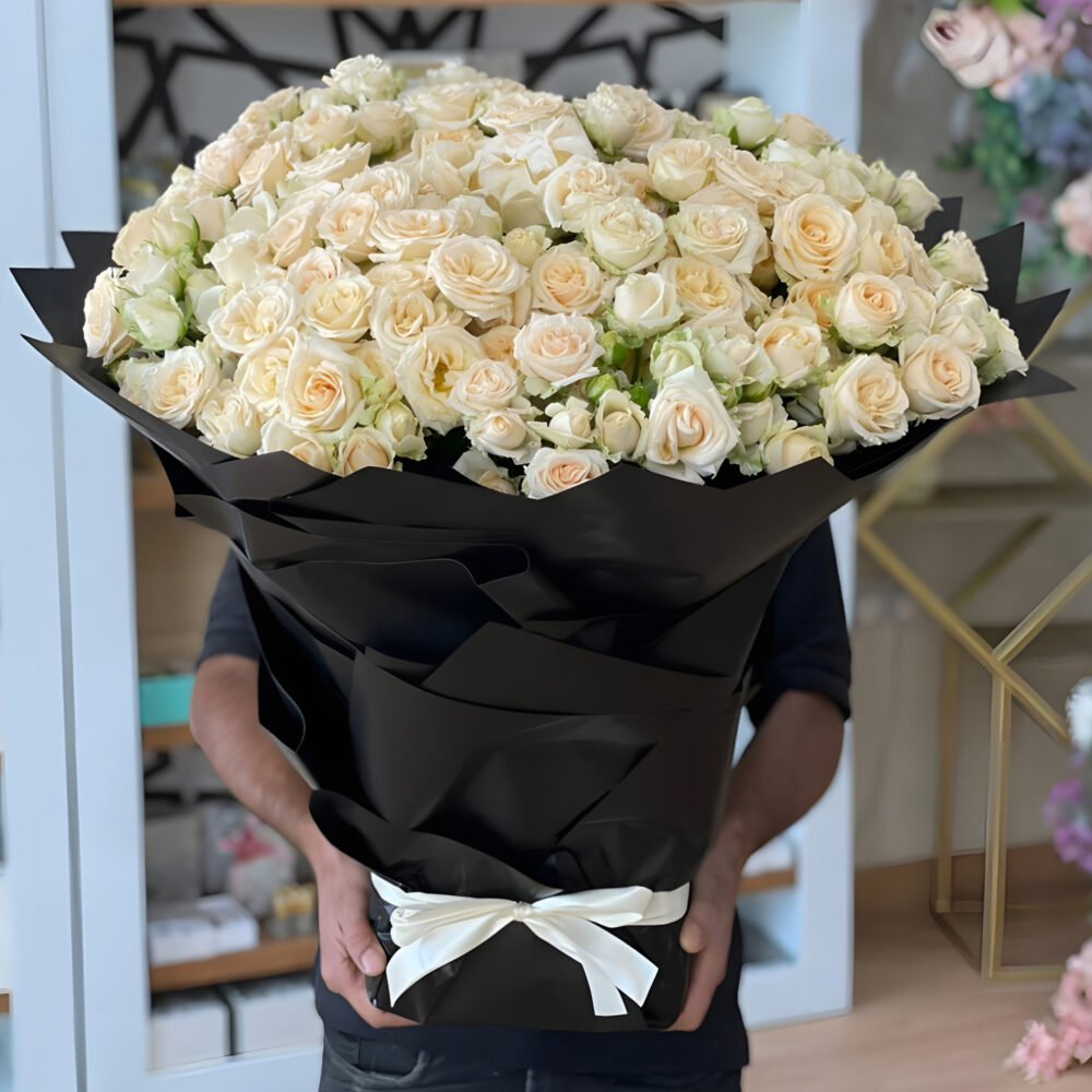 Luxury White Baby Rose Bouquet