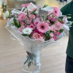 Luxury Pink Flower Bouquet with Cash Gift