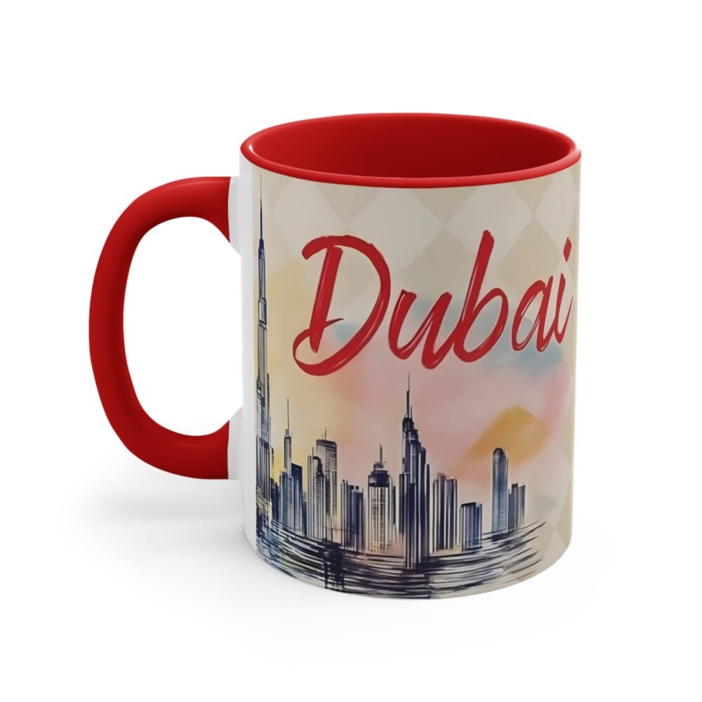 Dubai Skyline Ceramic Coffee Mug