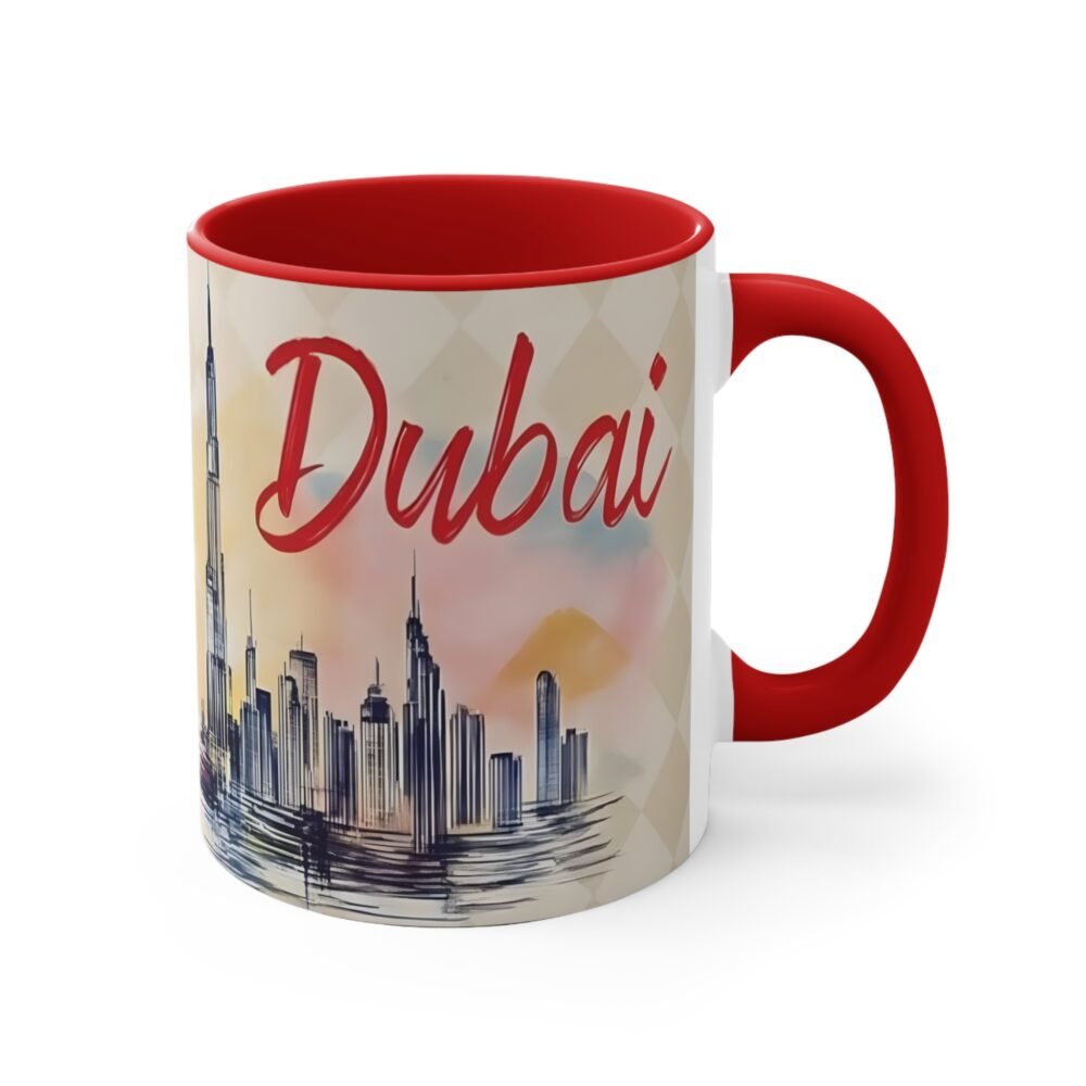 Dubai Skyline Ceramic Coffee Mug
