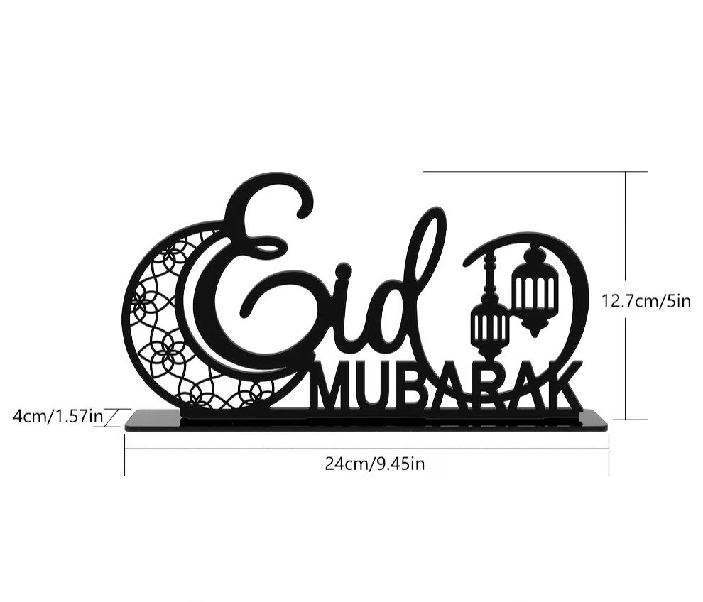 Eid Mubarak Acrylic Table Top Decor