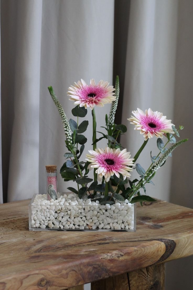 Luxury Money Bouquet Gift Box with Pink Flowers