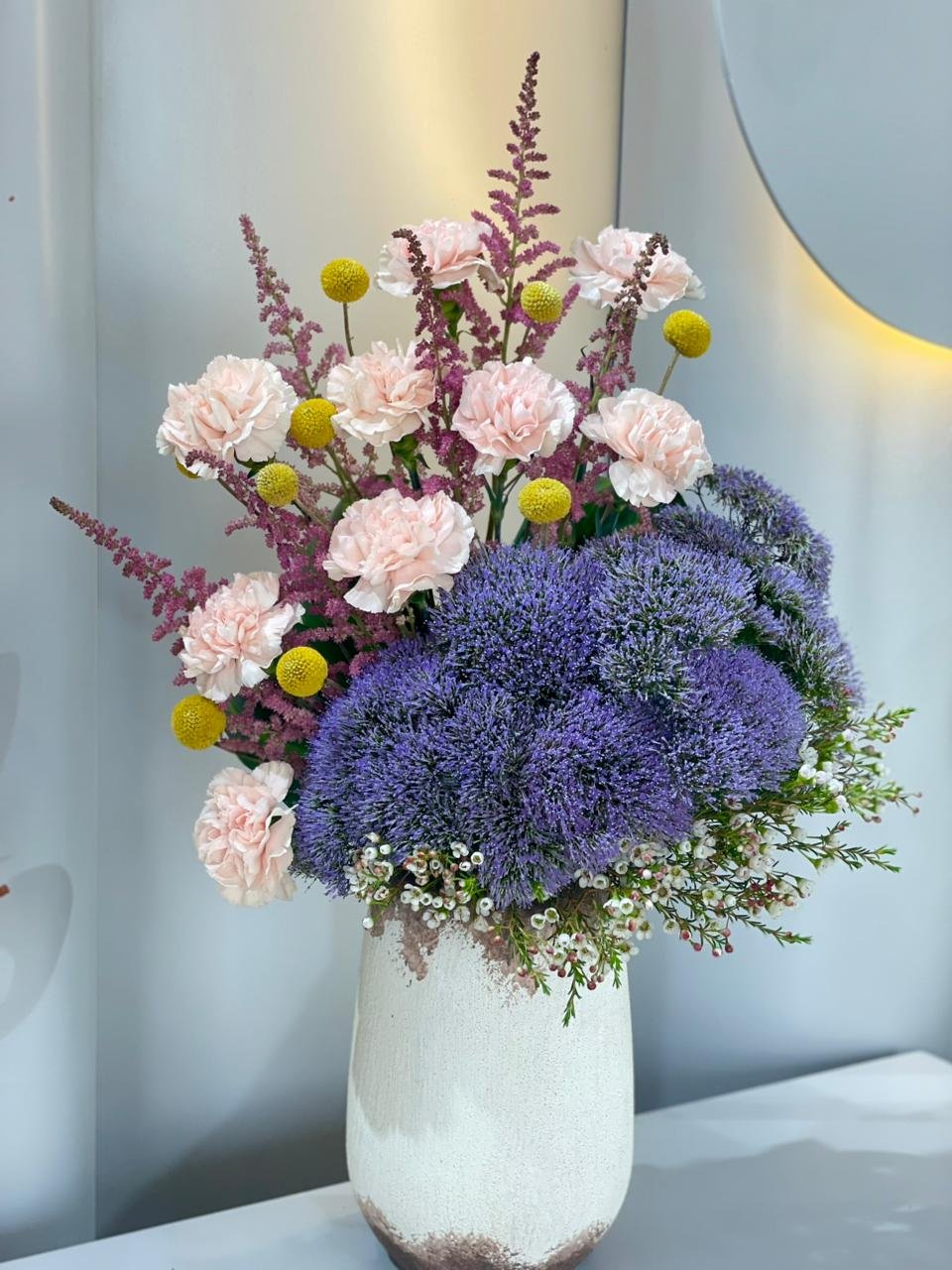 Elegant Mixed Flower Vase Arrangement