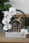 Luxury White Orchid Housewarming Acrylic Tray