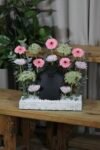 Luxury Mixed Flower Acrylic Tray with Jewelry Display