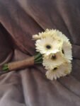 Elegant White Gerbera Bridal Bouquet