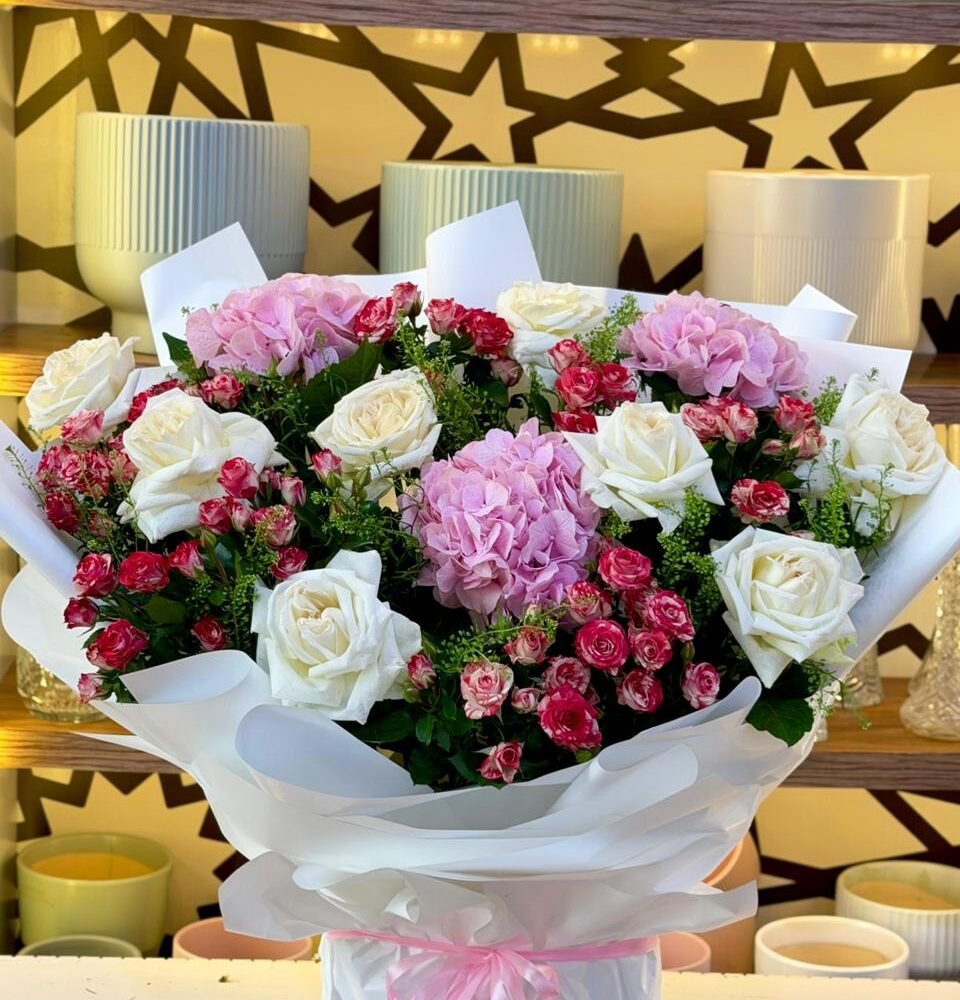Luxury Pastel Mixed Flower Bouquet