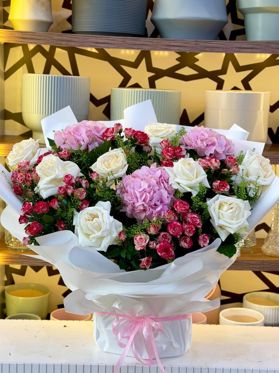 Luxury Pastel Mixed Flower Bouquet