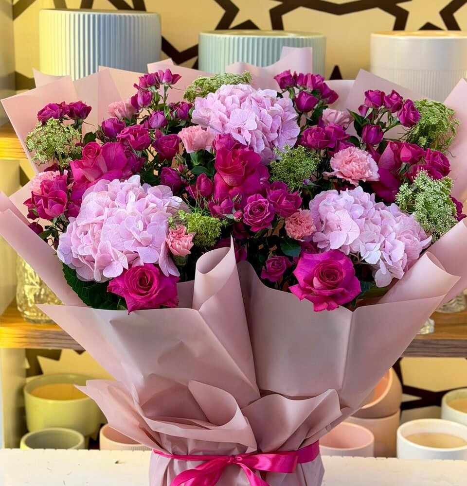Luxury Pastel Mixed Flower Bouquet