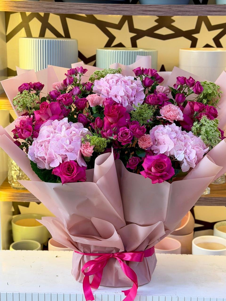 Luxury Pastel Mixed Flower Bouquet