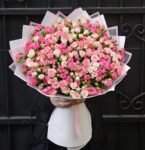 Luxury Pink & White Baby Rose Bouquet