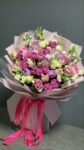 Luxury Pink Mixed Flower Bouquet – Premium Roses