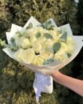 Luxury White Rose Bouquet – Premium Elegant Flower Arrangement