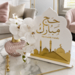 Luxury Acrylic Hajj Mubarak Islamic Decor