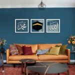 3 Piece Islamic Wall Art Set – Allah, Muhammad (ﷺ) & Kaaba Acrylic Wall Deco