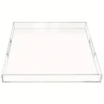 Premium Acrylic Serving Tray with Handles