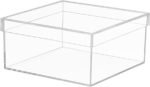 Luxury Clear Acrylic Gift Box with Satin Ribbon