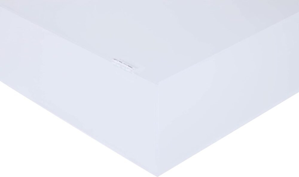 Premium Acrylic Storage Box with Hinged Lid
