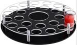 25 Hole Acrylic Short Glass Tray | Multi-Purpose Display and Storage Tray
