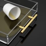 Premium Acrylic Serving Tray with Handles
