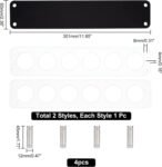6 Hole Acrylic Short Glass Tray | Multi-Purpose Display and Storage Tray