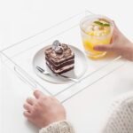 Premium Acrylic Serving Tray with Handles