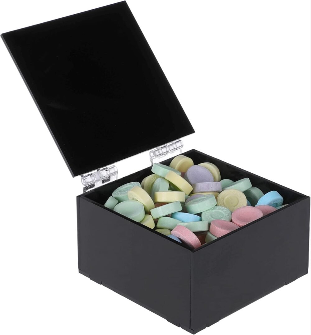 Premium Acrylic Storage Box with Hinged Lid